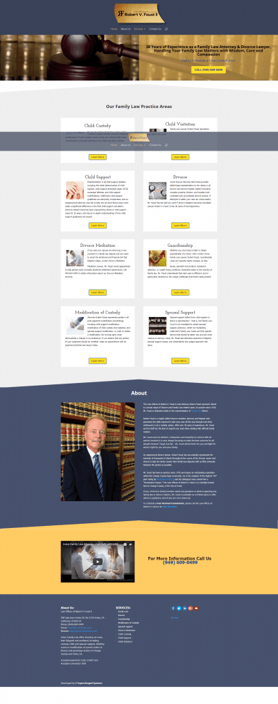 Faust Law Website